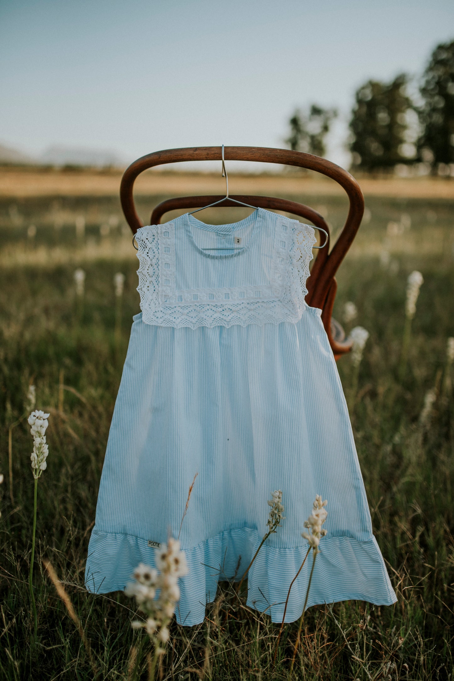 Ruffle hem dress