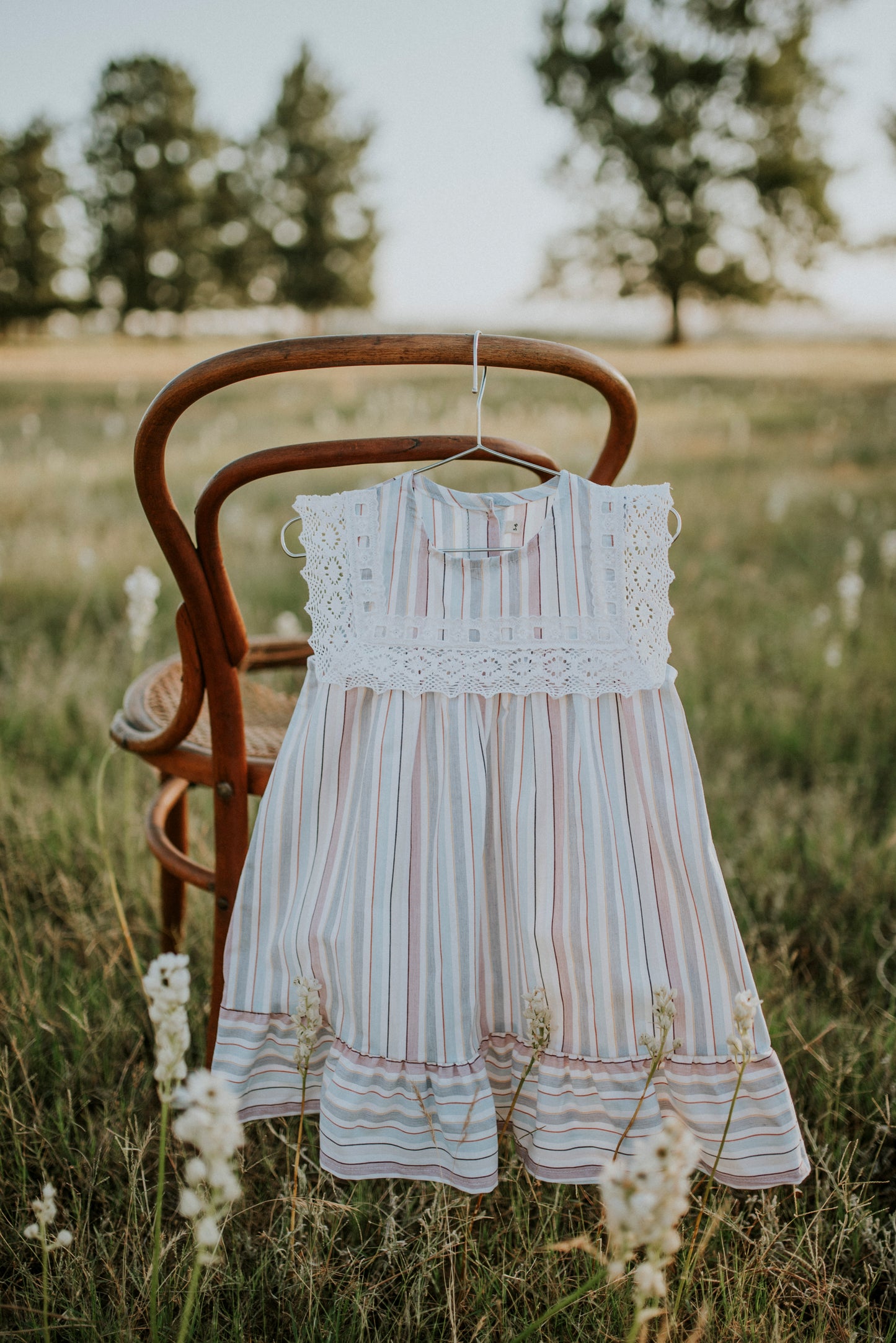 Ruffle hem dress