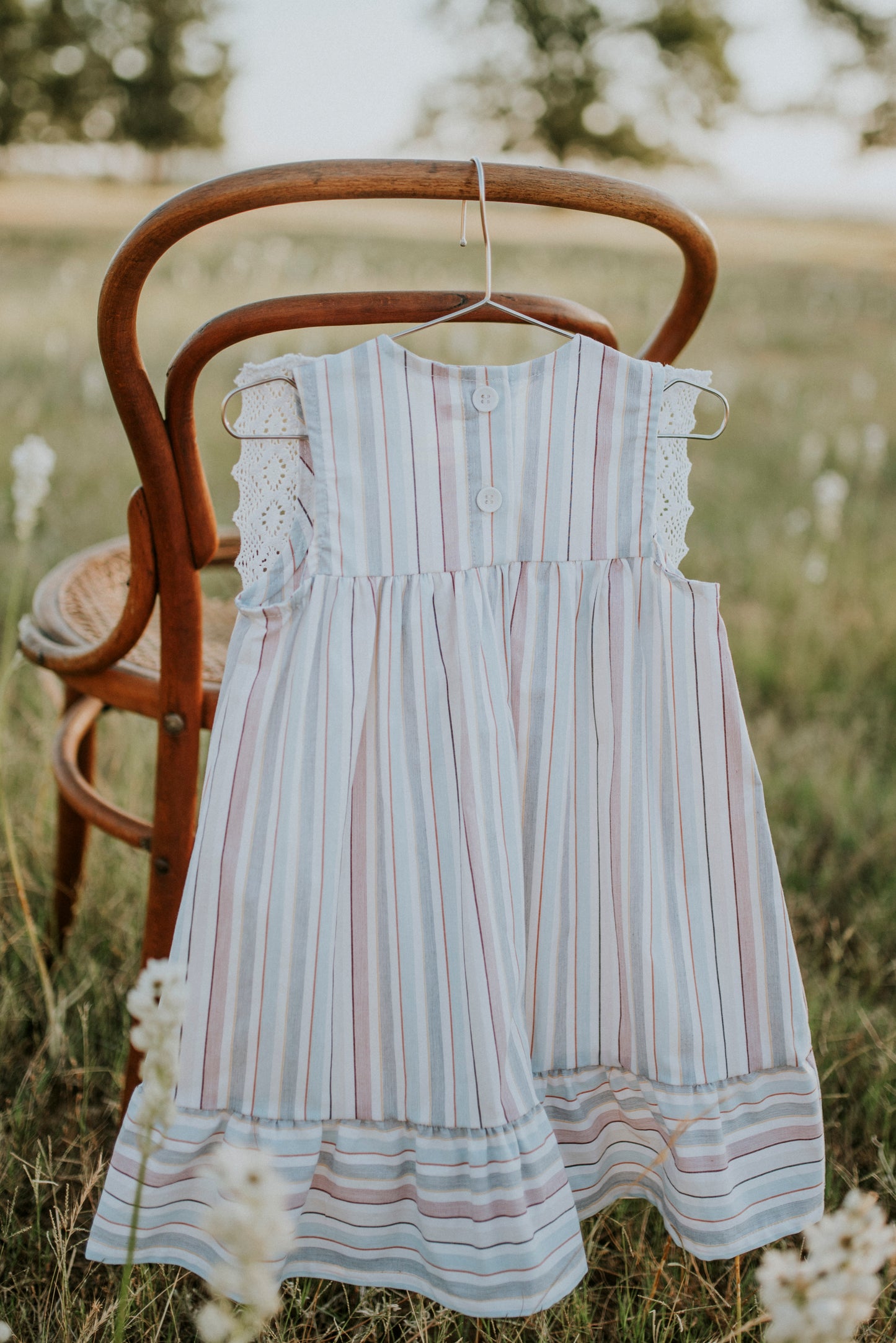 Ruffle hem dress