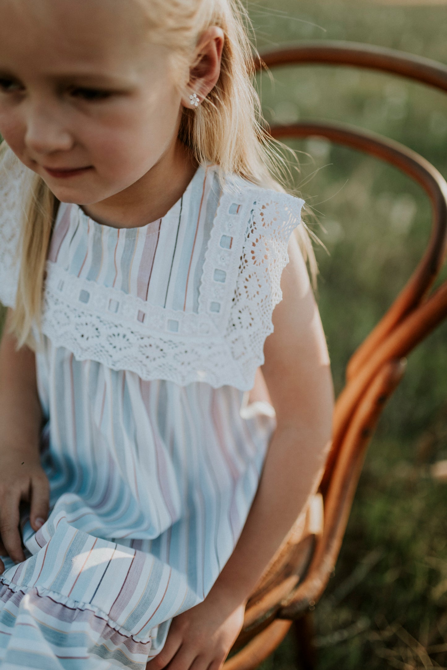 Ruffle hem dress