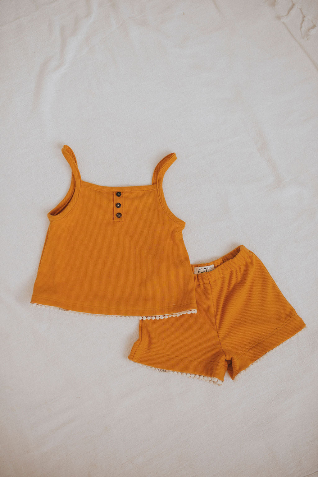 Girls cami top and shorts